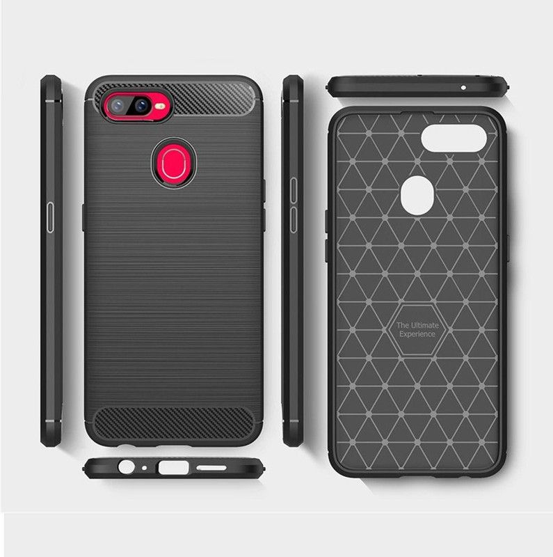 CASE CREATION Back Cover for Oppo F9Pro 2018  (Black, Shock Proof, Pack of: 1)