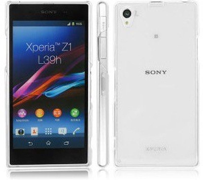 CASE CREATION Back Cover for C6903, C6906, Sony Xperia Z1 L39h, C6902, C6943 Crystal Clear Fully Totu Transparent Slim  (Transparent, Silicon, Pack of: 1)