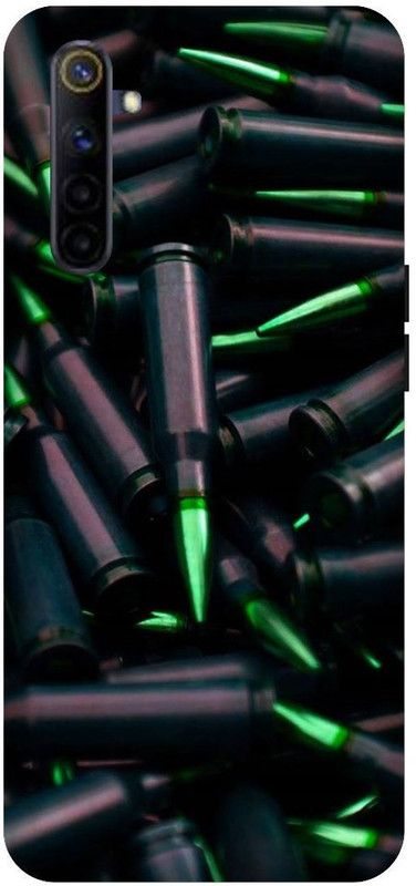 UMPRINT Back Cover for Realme 6 Army Gun Bullet Printed Back Cover  (Multicolor, Hard Case, Pack of: 1)