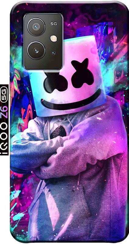 YornoSis Back Cover for iQoo Z6 5G 2634  (Multicolor, Shock Proof, Silicon, Pack of: 1)