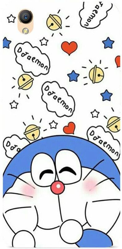 Skyhawk Back Cover for Sky Hawk Back Cover For Oppo A37 Doremon With Heart Cartoon  (Multicolor, Waterproof, Silicon, Pack of: 1)