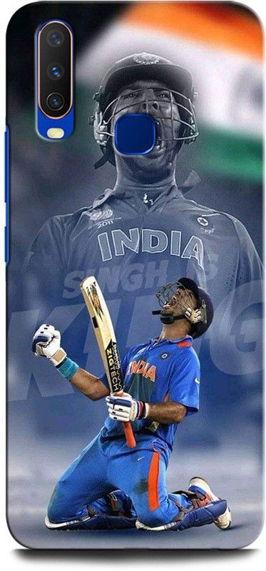 GRAFIQE Back Cover for Vivo Y15 1901 YUVRAJ SINGH, CRICKET, INDIA, INDIANCRICKETCAPTAIN  (Multicolor, Shock Proof, Pack of: 1)