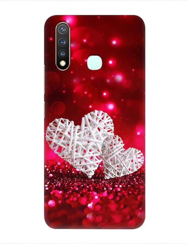OBOkart Back Cover for vivo Y19  (Red, Hard Case)