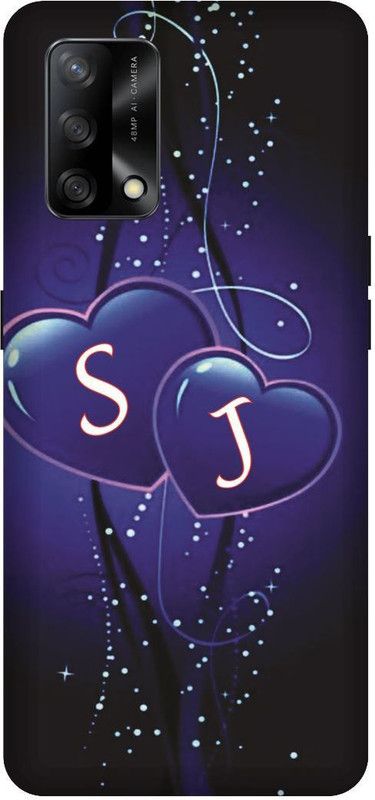 SAVETREE Back Cover for Oppo F19, CPH2219, Oppo F19s, CPH2223, Sj Letter, Js  (Multicolor, 3D Case, Pack of: 1)