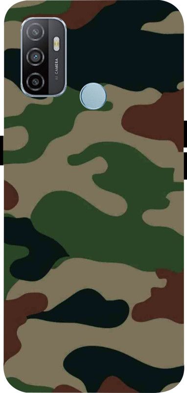 LIKELOOK Back Cover for Oppo A53 2020, Oppo A33 2020, ( Indian Army )  (Multicolor, Shock Proof)