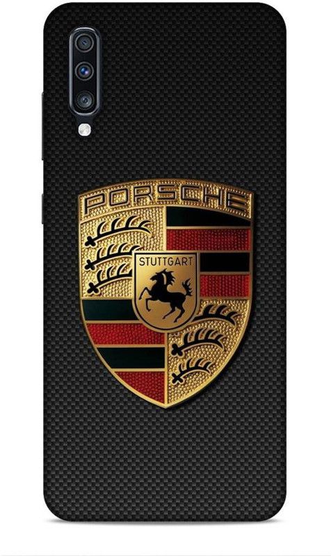 Coverland Back Cover for Samsung Galaxy A70  (Black, Gold, Pack of: 1)