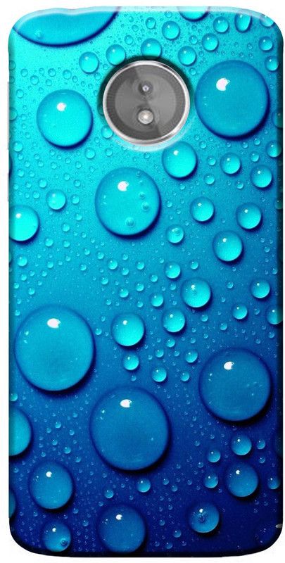 MORITZ Back Cover for Motorola Moto E5  (Blue, Anti-radiation, Silicon, Pack of: 1)