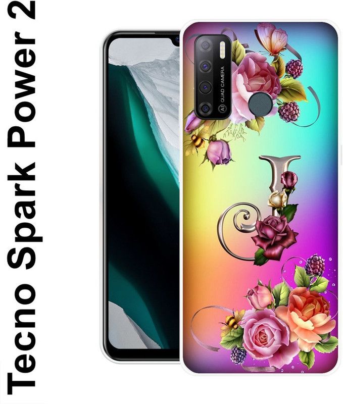 REALKING Back Cover for Tecno Spark Power 2  (Multicolor, Grip Case, Silicon)