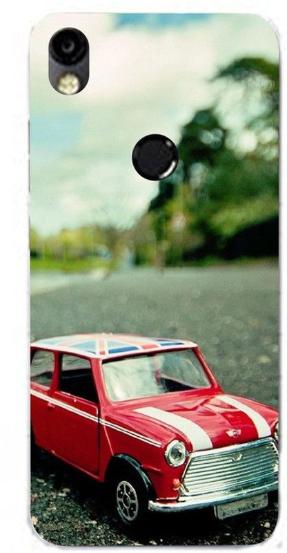 Golden Mask Back Cover for Sky Hawk Back Cover For Tecno Camon I Air Red Mini Cooper  (Multicolor, Waterproof, Silicon, Pack of: 1)
