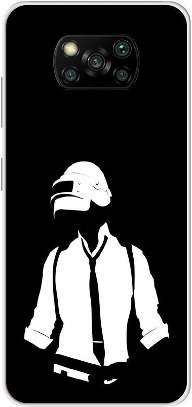 Khadoliya Back Cover for POCO X3  (Black, Grip Case, Silicon, Pack of: 1)
