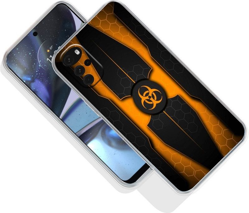 omnmo Back Cover for Motorola Moto G22  (Multicolor, Dual Protection, Silicon)