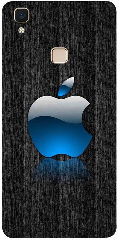 Golden Mask Back Cover for Vivo V3 Max Blue Apple  (Multicolor, Waterproof, Silicon, Pack of: 1)