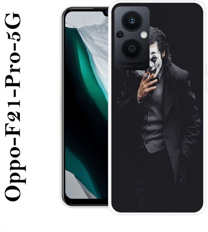 REALKING Back Cover for Oppo F21 Pro 5G  (Black, Grip Case, Silicon)