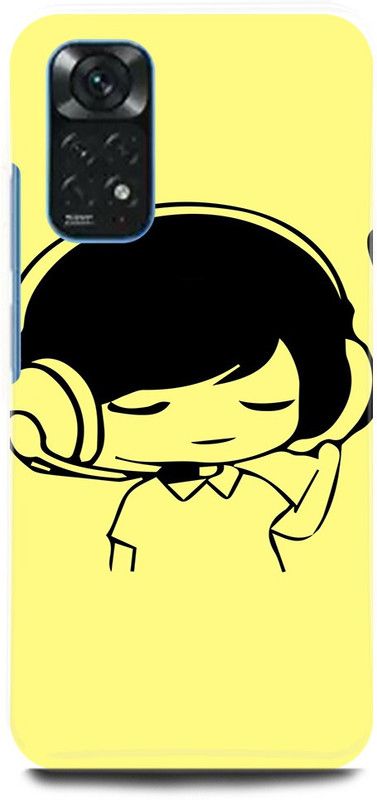 play fast Back Cover for POCO M4 Pro CUTE, BOY, LOVELY, BOY, HEADPHONE, YELLOW, LOVE, COUPLE  (Yellow, Hard Case, Pack of: 1)