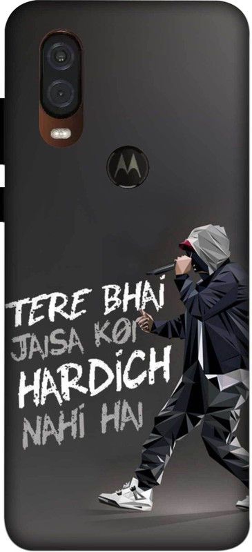 NDCOM Back Cover for Motorola One Vision Attitude Quotes Printed  (Multicolor, Hard Case, Pack of: 1)