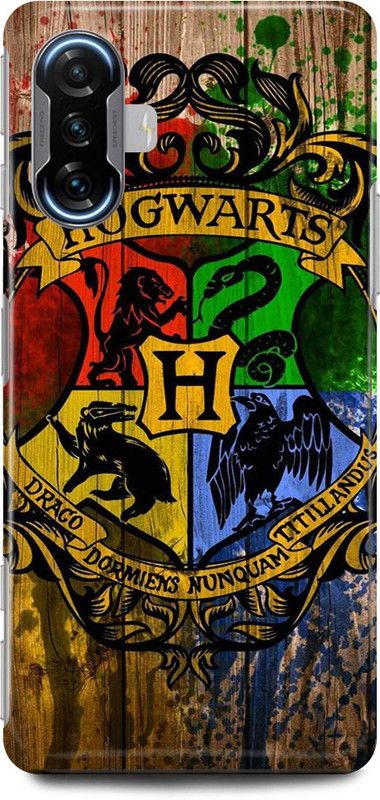 play fast Back Cover for POCO F3 GT HARRY, POTTER, HOGWARTS  (Multicolor, Hard Case, Pack of: 1)