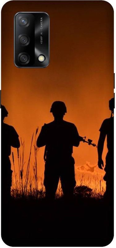 SAVETREE Back Cover for Oppo F19, CPH2219, Oppo F19s, CPH2223, Army Man  (Multicolor, 3D Case, Pack of: 1)