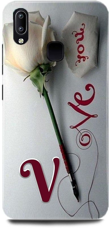 MP ARIES MOBILE COVER Back Cover for Vivo Y93/Vivo 1815,V Loves V Name,V Name, V Letter, Alphabet,V Love V NAME  (Multicolor, Hard Case, Pack of: 1)