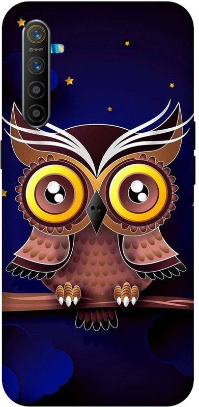 SSMORYA Back Cover for Realme X2 Cute Owl Printed Back Cover  (Multicolor, Waterproof, Pack of: 1)