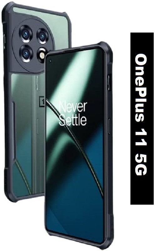 INFINITYWORLD Back Cover for OnePlus 11 5G  (Transparent, Shock Proof, Pack of: 1)