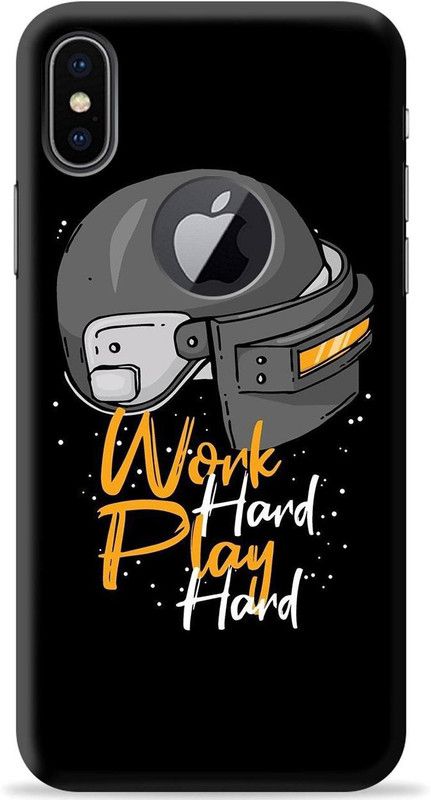 Loffar Back Cover for Apple iPhone X  (Black, Shock Proof, Pack of: 1)