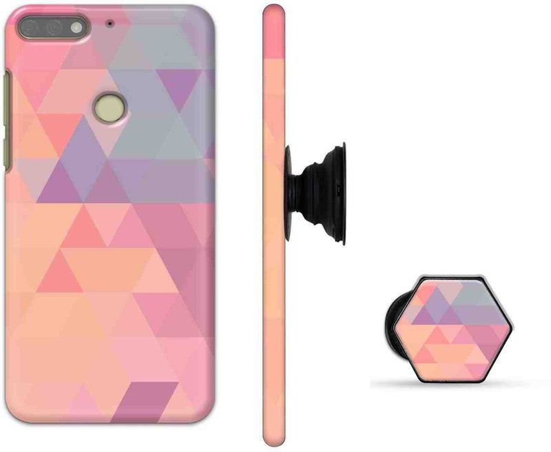 CaseSquad Back Cover for Honor 7C  (Multicolor, Cases with Holder, Pack of: 2)