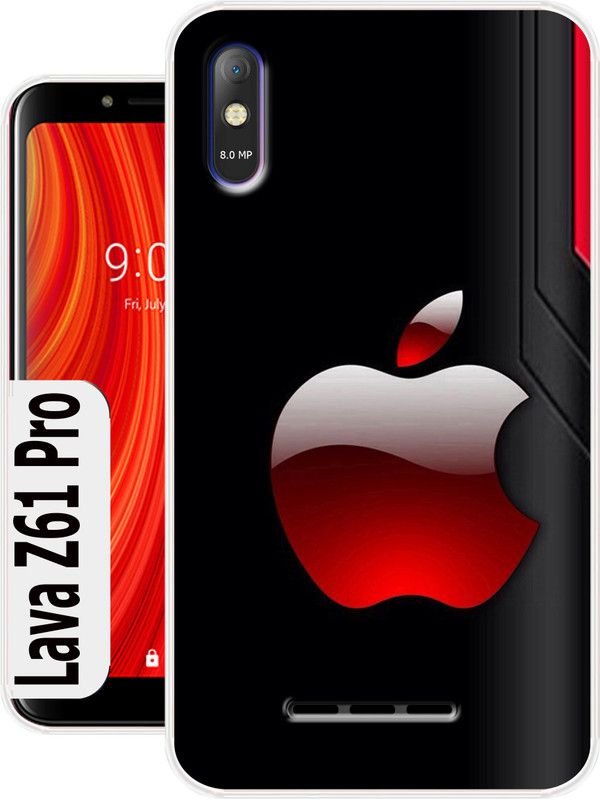 Discount Master Back Cover for Lava Z61 Pro  (Multicolor, Dual Protection, Silicon)