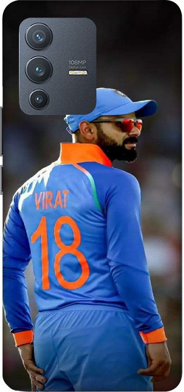 LUCKY MOBI.COM Back Cover for Vivo V23 5G ( VIRAT KOHLI, CRICKETER) PRINTED BACK COVER  (Multicolor, Hard Case, Pack of: 1)
