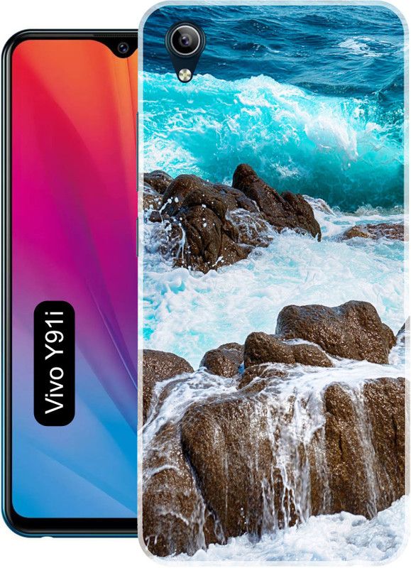 kudia Back Cover for vivo Y91i, 1820_19  (Multicolor, Silicon, Pack of: 1)