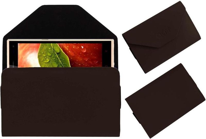 ACM Pouch for iberry Auxus Note 5.5  (Brown, Cases with Holder, Pack of: 1)