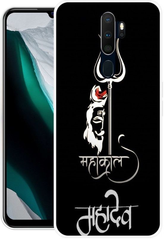 JAYFOX Back Cover for Oppo A9 2020  (Black, White, Silicon)