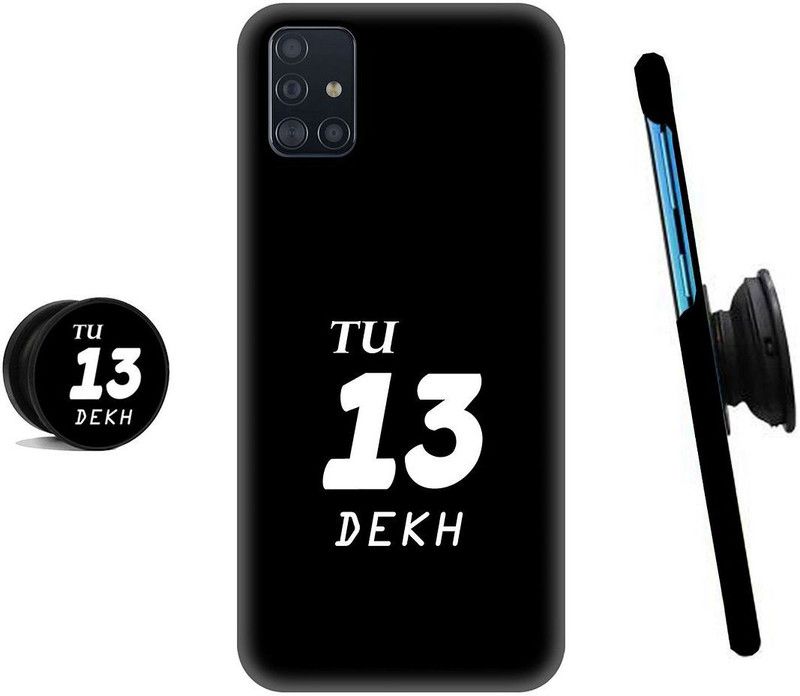 MY SWAG Back Cover for Samsung Galaxy M51  (Black, White, Cases with Holder)