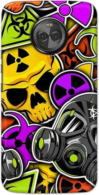 NDCOM Back Cover for MOTO X4 Graffiti illustration Printed  (Multicolor, Hard Case, Pack of: 1)