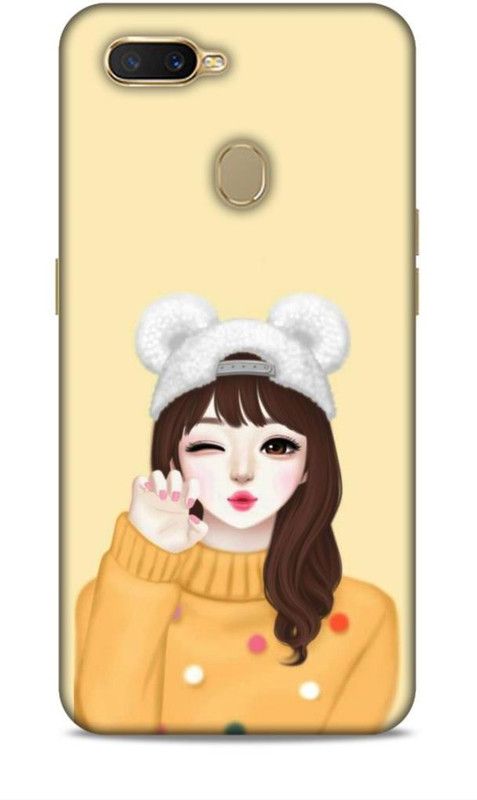 Jellybird Back Cover for Oppo A7  (Multicolor, 3D Case, Pack of: 1)