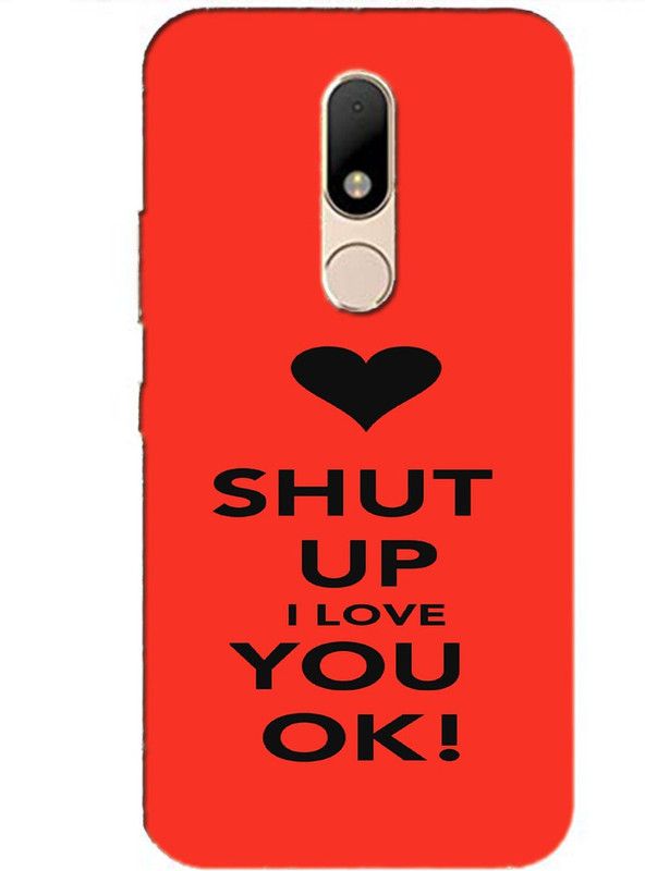 METOO Back Cover for Moto M, Text ,Love ,Sad Design Printed Back Cover Print : 122  (Multicolor, Dual Protection, Silicon, Pack of: 1)