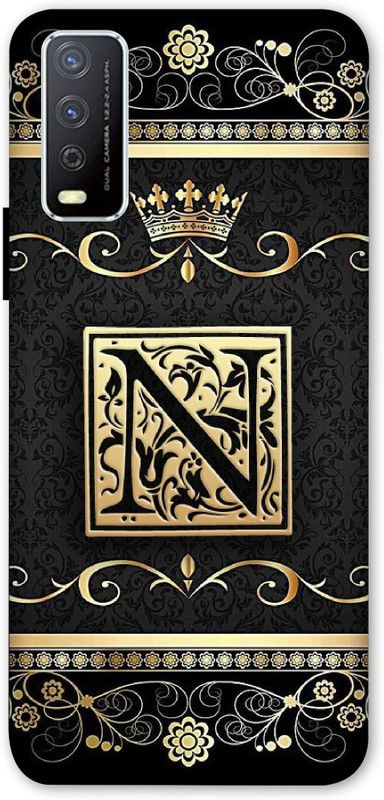 A1 Prints Back Cover for Vivo Y20, Vivo Y20a, Vivo Y12s, Vivo Y20i  (Gold, Black, Hard Case, Pack of: 1)