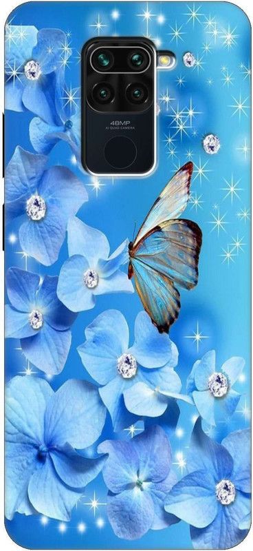 Nassion Back Cover for Mi Redmi Note 9 Back Cover  (Multicolor, Dual Protection, Silicon, Pack of: 1)