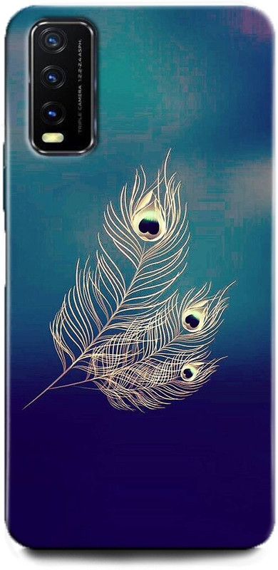 INDICRAFT Back Cover for Vivo Y20, V2029 KRISHNA, LORD KRISHNA, FLUTE, COLOURFULL, GOD  (Multicolor, Hard Case)