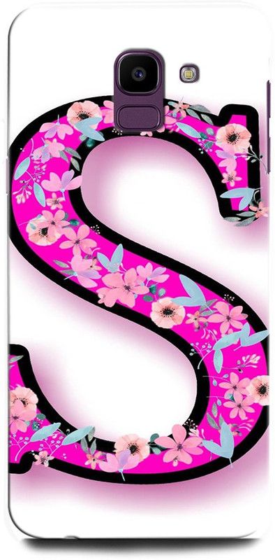 ORBIQE Back Cover for Samsung Galaxy J6  (White, Pink, Hard Case, Pack of: 1)