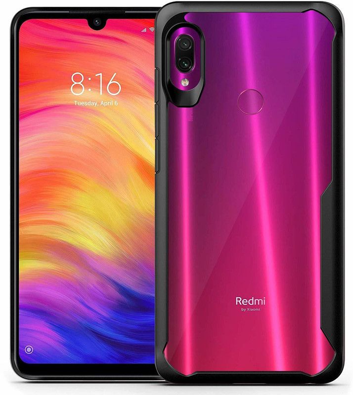 Vikefon Back Cover for Mi Redmi Note 7 Pro  (Black)