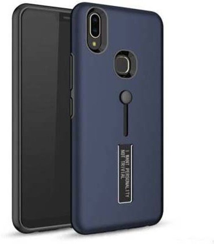 MOBZY Back Cover for Vivo V9  (Blue, Shock Proof)