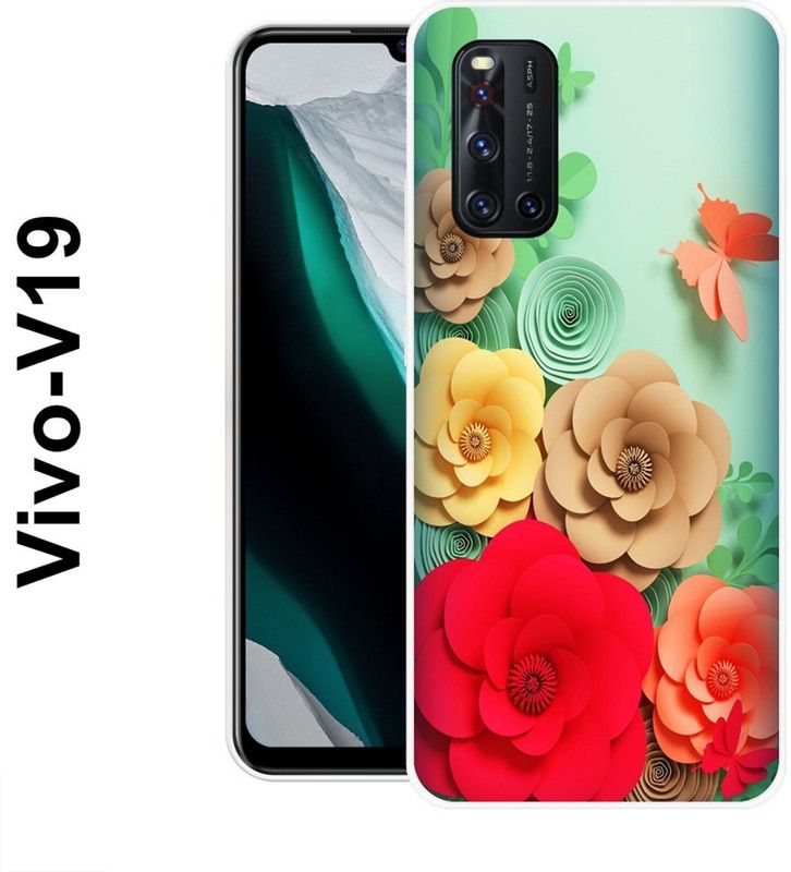 Sswastik Back Cover for Vivo V19  (Multicolor, Silicon)