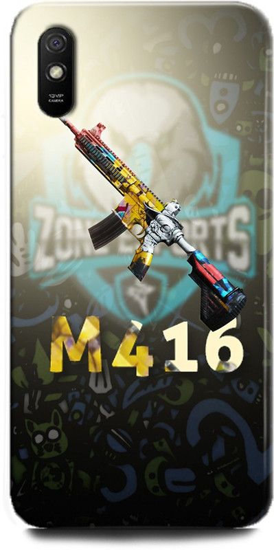 INDICRAFT Back Cover for Redmi 9i ARMY, M416 GUN, BULLETS, MILITARY, RIFLE  (Multicolor, Hard Case, Pack of: 1)