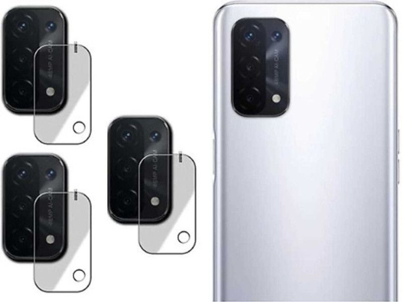 I THINK ENTERPRISES Back Camera Lens Glass Protector for OPPO A74  (Pack of: 3)