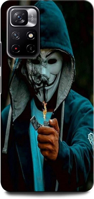 INTELLIZE Back Cover for REDMI Note 11T 5G ANONYMOUS BLADE, JOKER, HACKER, V FOR VANDATA  (Multicolor, Hard Case, Pack of: 1)