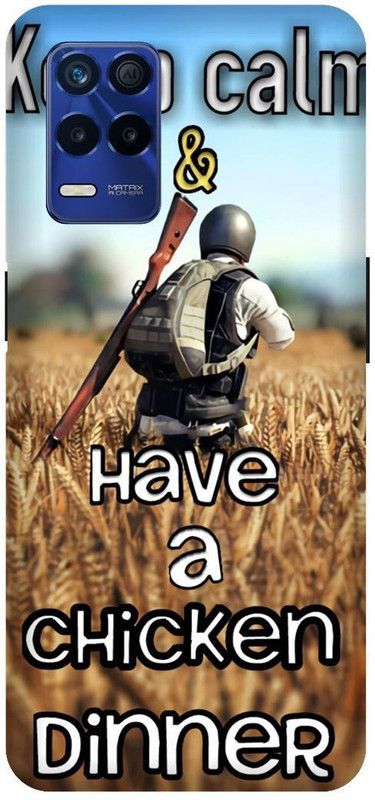 Bluvver Back Cover for Realme Narzo 30 5G,RMX3242, Printed Pubg Game Back Cover  (Multicolor, Hard Case, Pack of: 1)