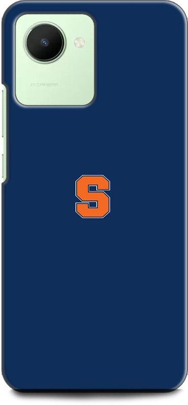 WallCraft Back Cover for Realme Narzo 50i Prime, RMX3506 S, S LETTER, S NAME, S ALPHABET, DESIGN, BLUE  (Multicolor, Dual Protection, Pack of: 1)