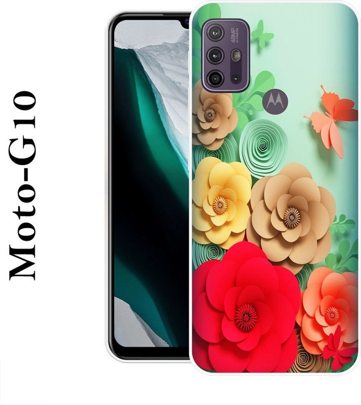 KUDI Back Cover for Motorola Moto G10  (Multicolor, Silicon)