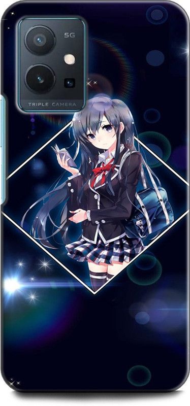 Wall Art Back Cover for Vivo Y75 (5G) CG Artwock, Anime, Girls, Manga  (Multicolor, Dual Protection, Pack of: 1)