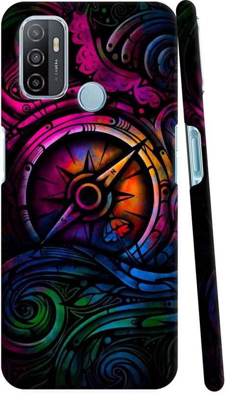 RC GRAPHICS Back Cover for OPPO A53  (Multicolor)